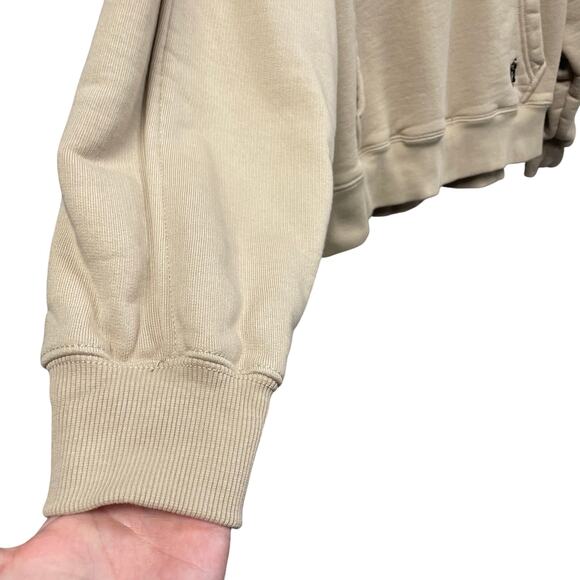 Free People Movement Oversized Pullover Hoodie Sweatshirt Cream Womens XS - Picture 3 of 7